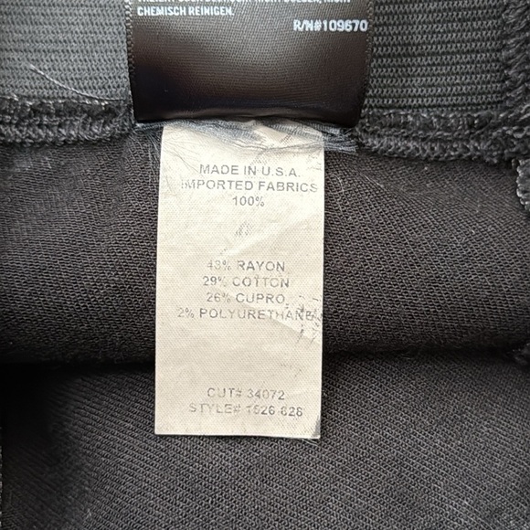 NWT Citizens of Humanity Greyson Mid Rise Black Suedette Leggings Size 26 - Picture 8 of 9